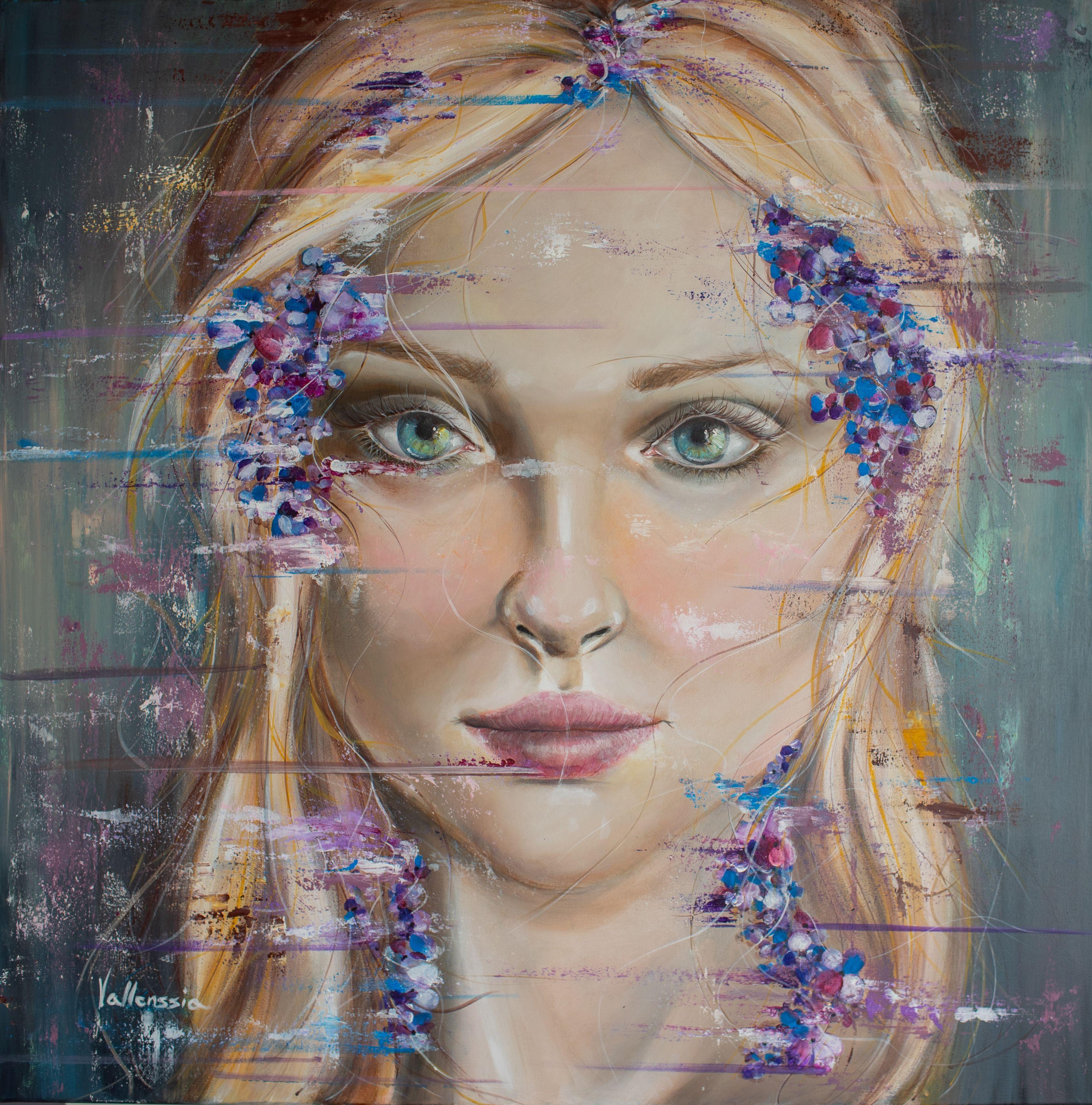 Iridescente, Pittura, Acrilico su tela - Painting di Snjezana Blagsic-Vallenssia