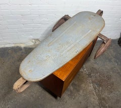 Sno Rocket Single runner sled USA, c. 1935.. Streamline / Art Deco