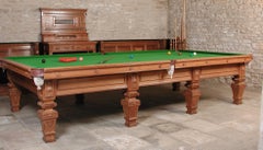 Snooker billlard pool table victorian complete set circa 1890 free shipping