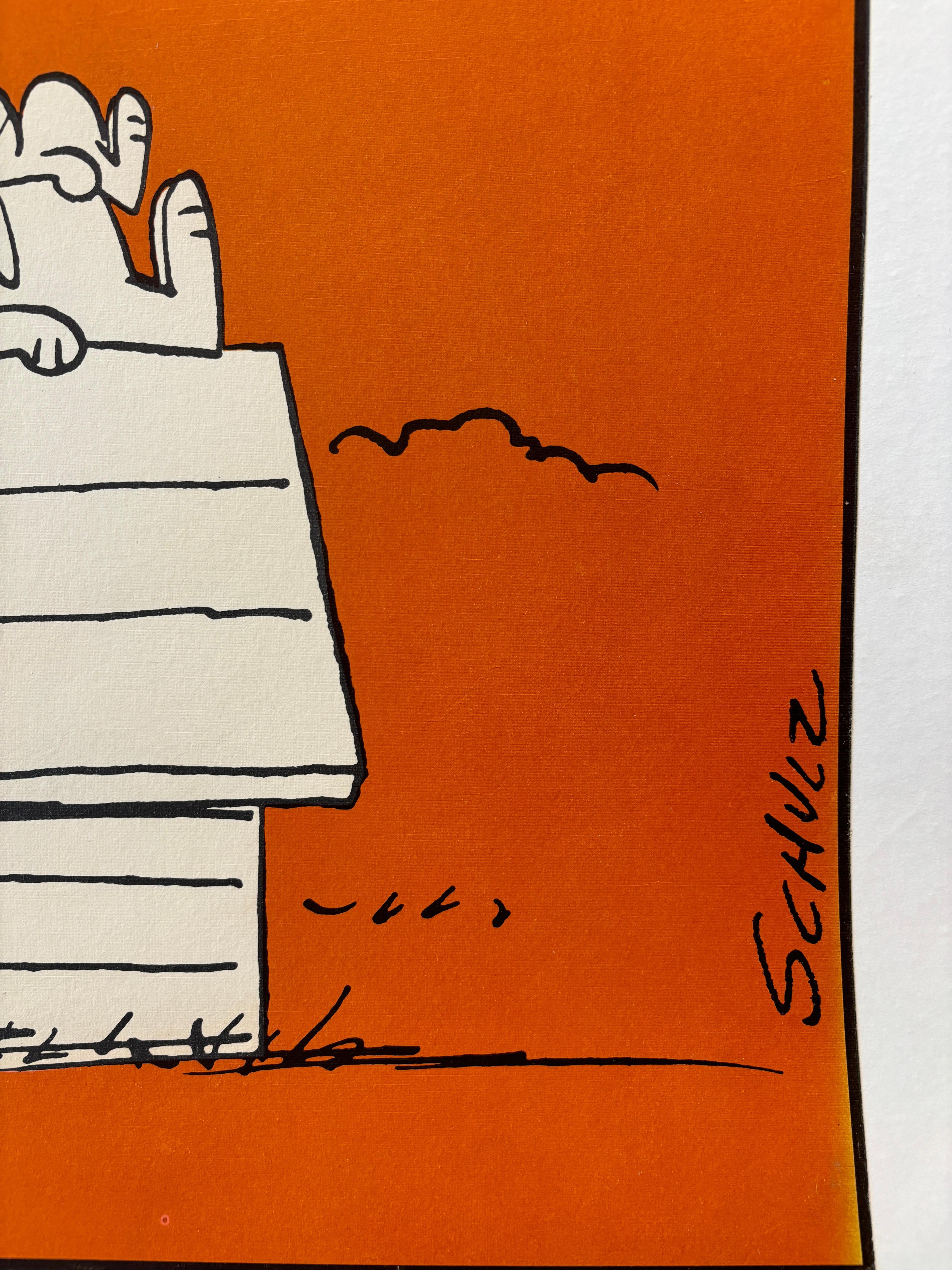 Français Snoopy Original Vintage Poster, 'It's Nice to Have a Friend', Circa 1958 en vente