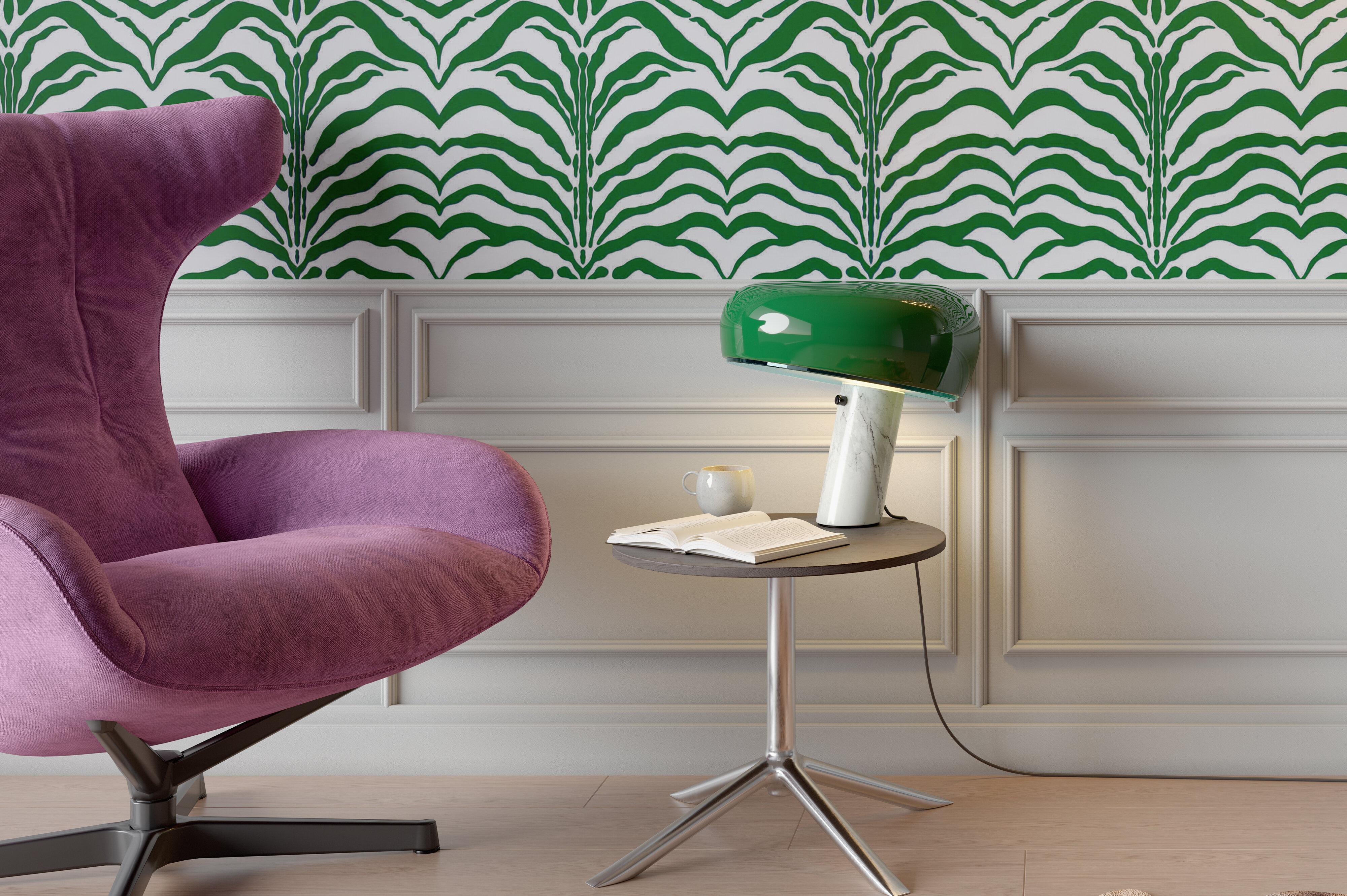 Steel Snoopy Table Lamp in Green by Achille and Pier Giacomo Castiglioni For Sale