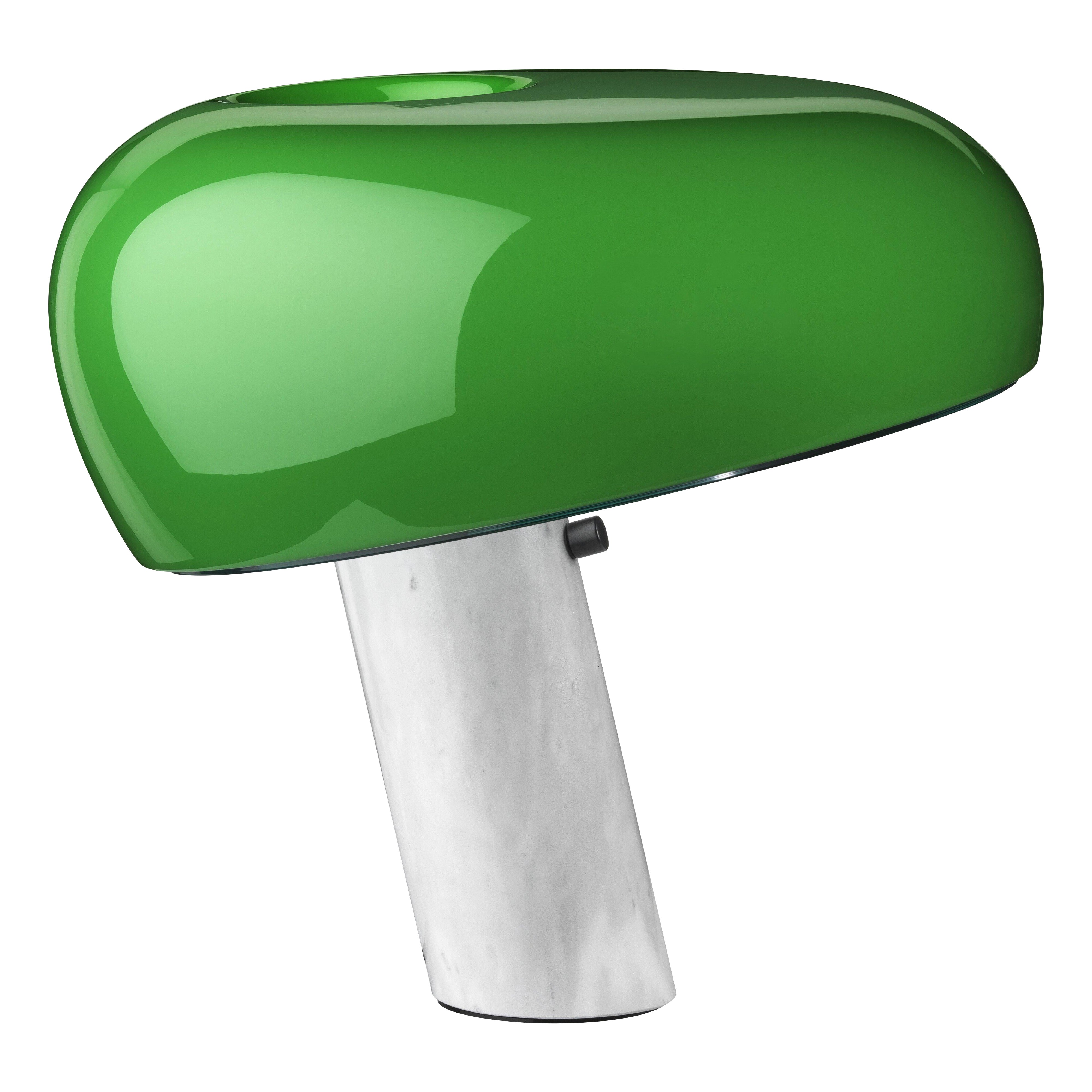 Snoopy Table Lamp in Green by Achille and Pier Giacomo Castiglioni