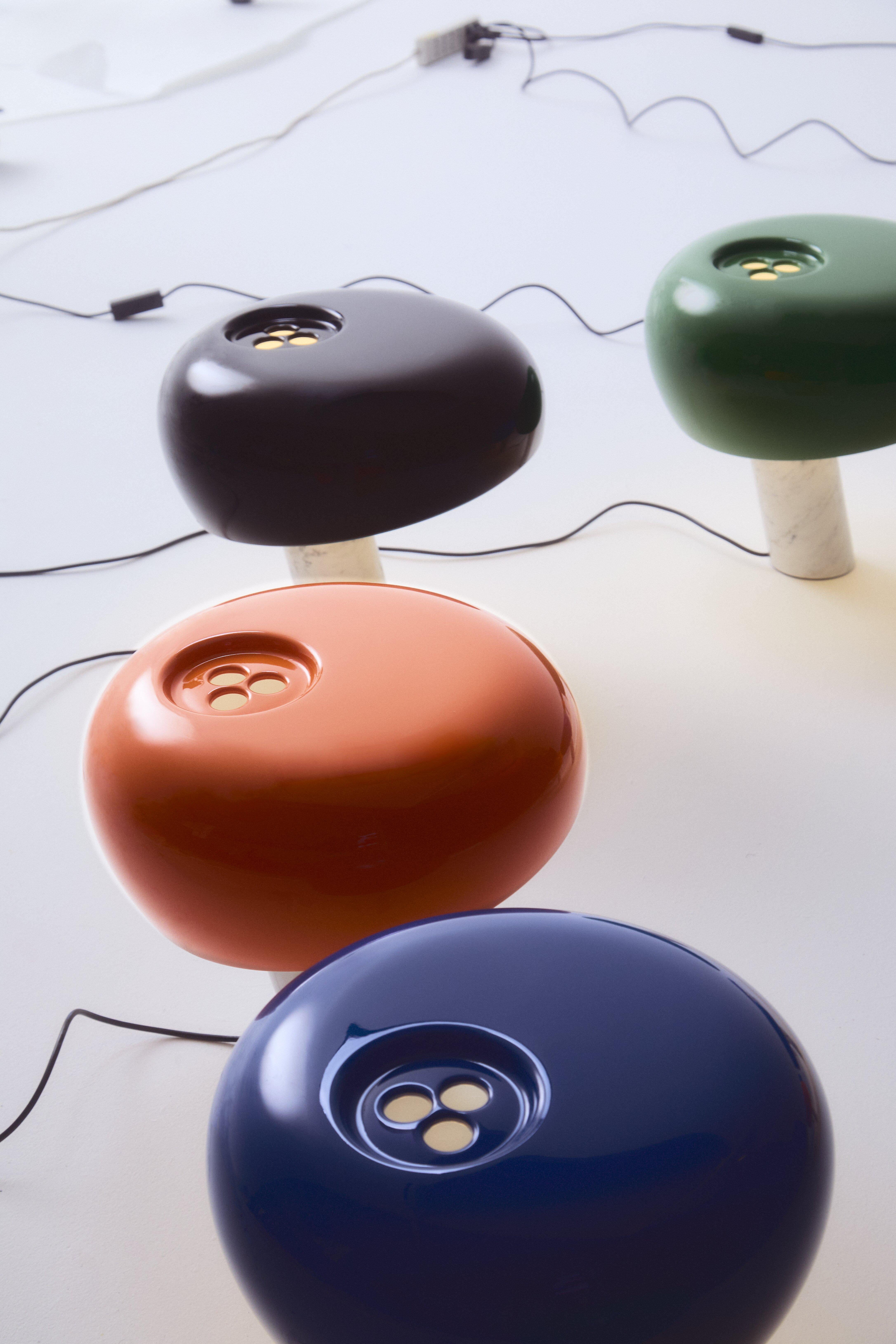 Snoopy Table Lamp in Navy Blue by Achille and Pier Giacomo Castiglioni For Sale 5