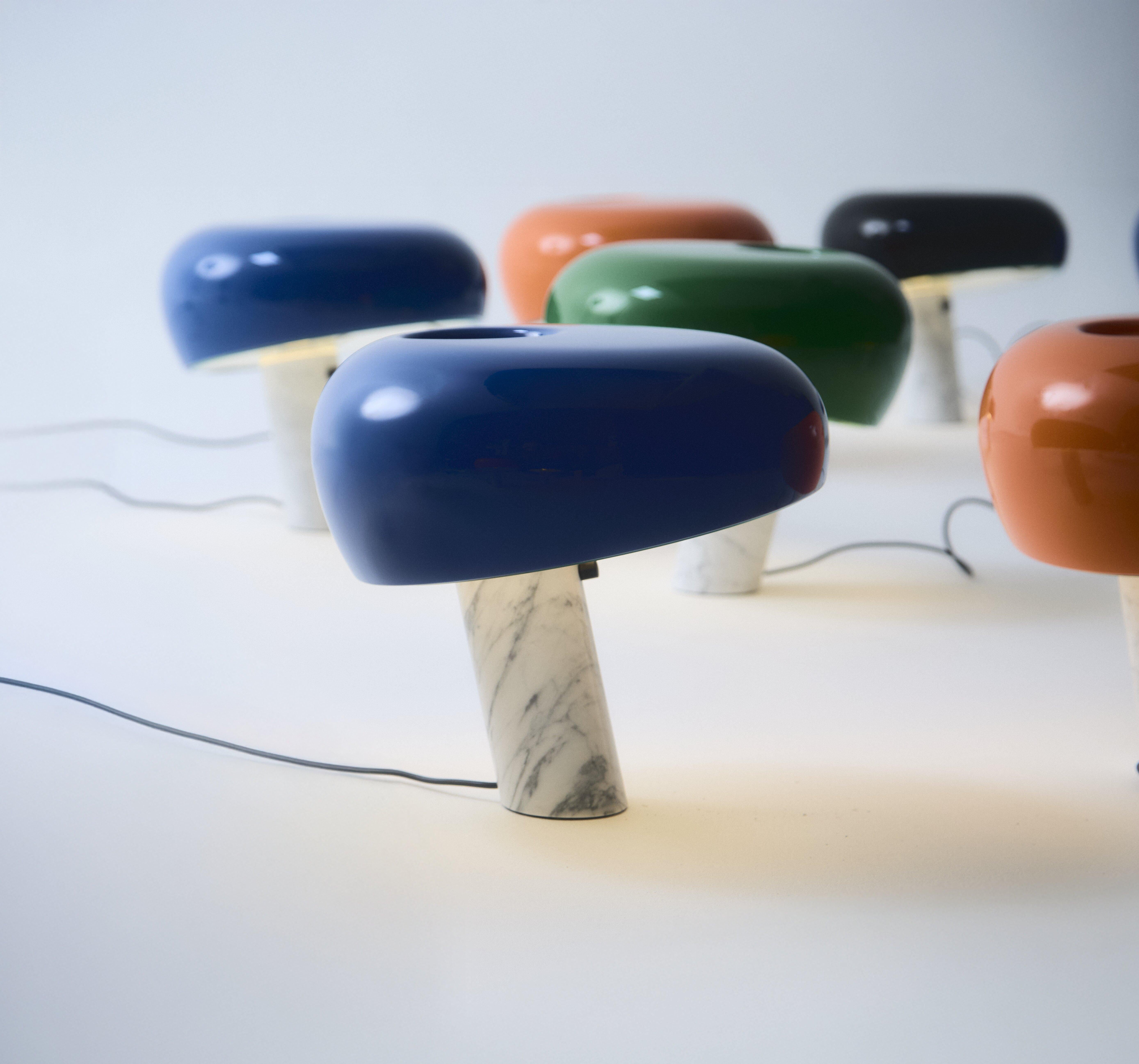Snoopy Table Lamp in Navy Blue by Achille and Pier Giacomo Castiglioni For Sale 6