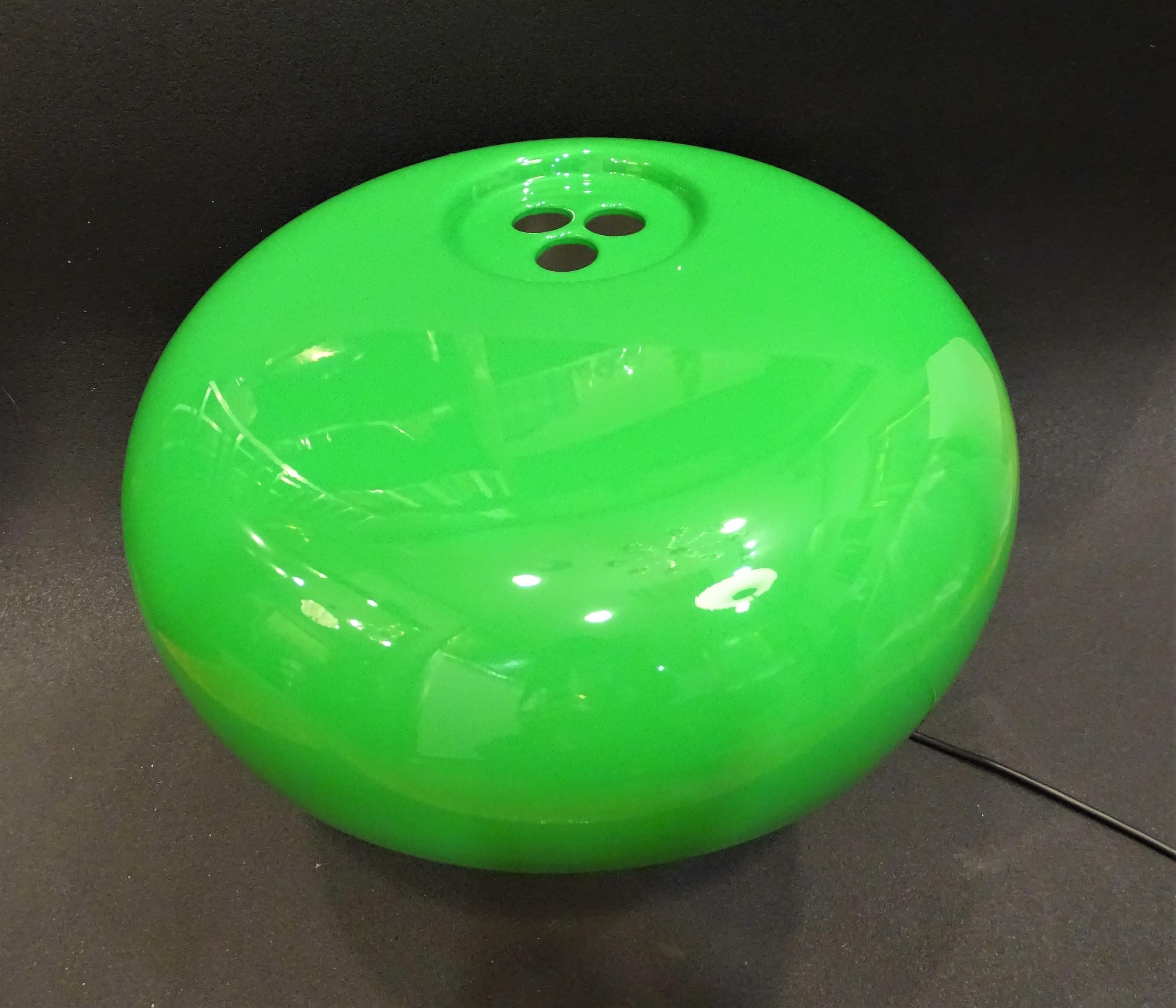 Snoppy Lamp Green, by Achille Castigioni for Flos 7