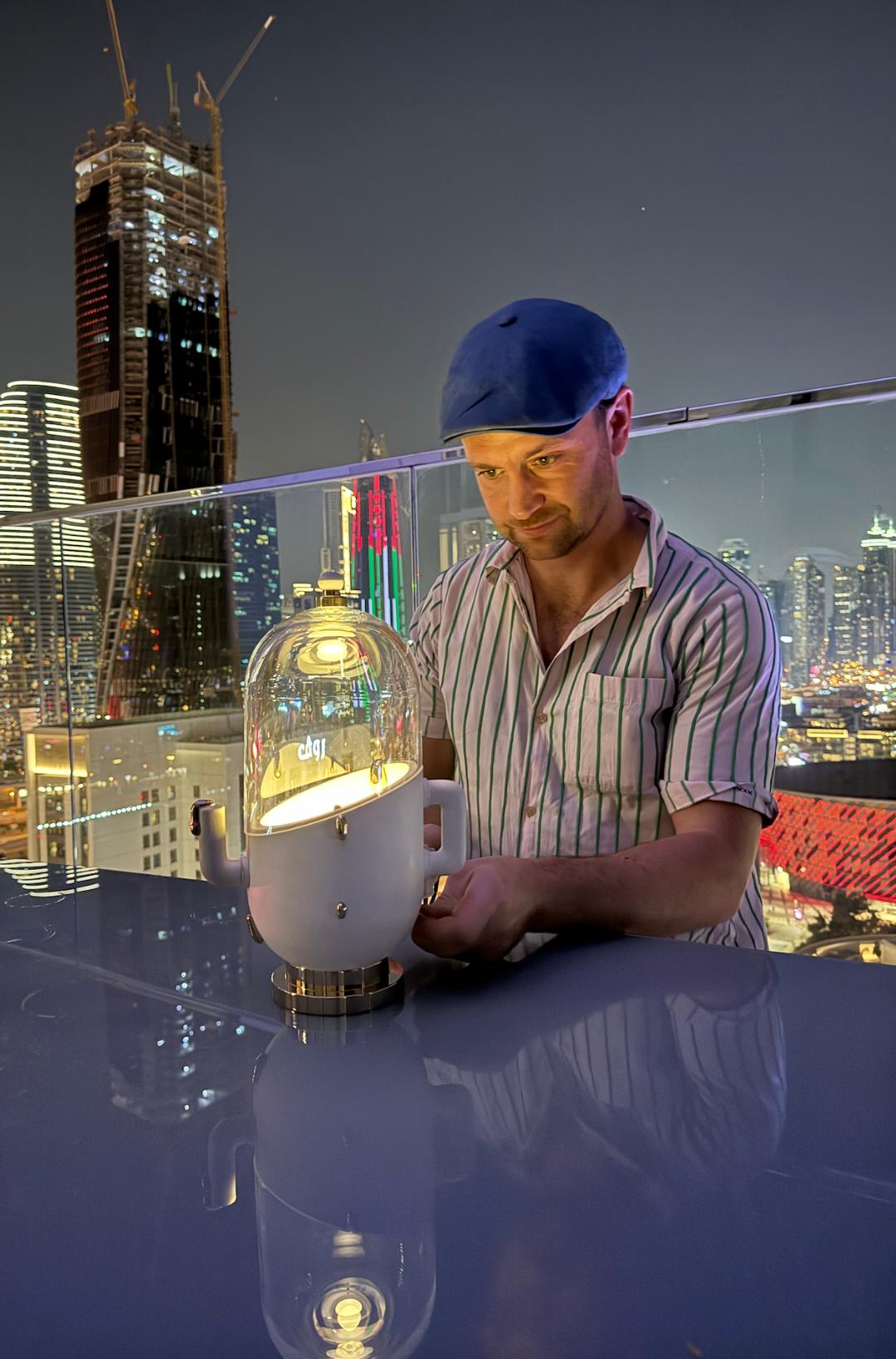 Postmoderne Lampe à poser Snotneus par Atelier Ruben van Megen en vente