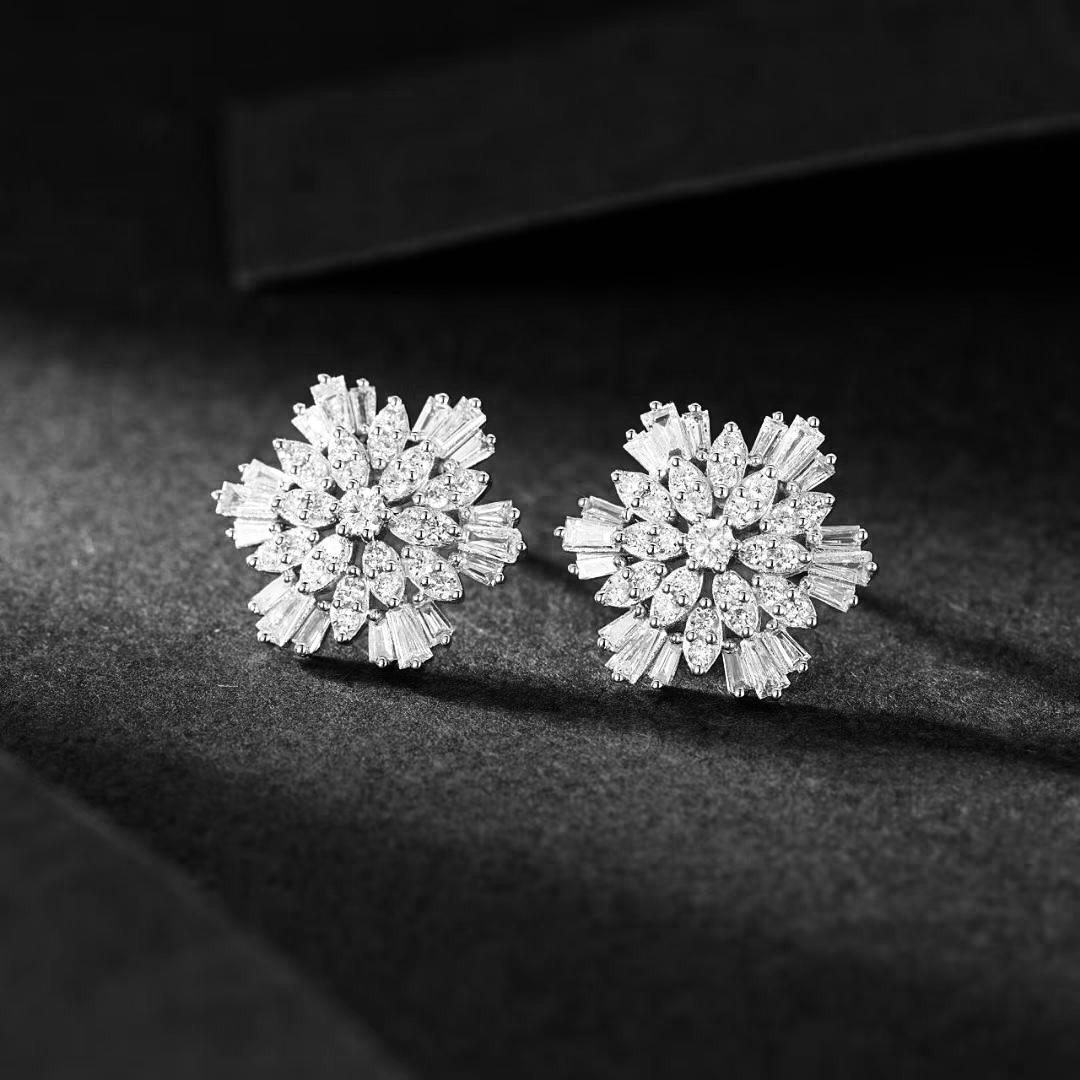 Classic diamond ear stud for everyday wear. Included in classic candy collection.