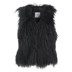 Snow From St Barth Shearling Gilet Fr 36 Uk 8