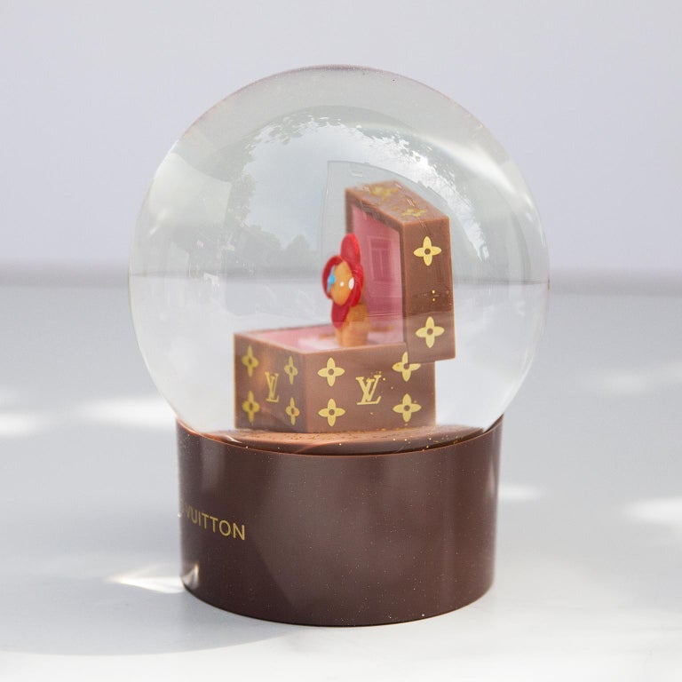 Louis Vuitton Rare Snow Globe Wardrobe Trunk Home Decor at 1stDibs