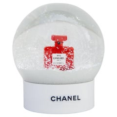 Vintage Snow Globe Red Chanel Number 5