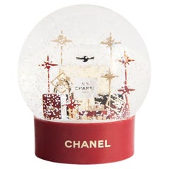 Retro Snow Globe Red Chanel Number 5