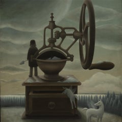 "Snow Grinder" Painting by Yoko Tanaka