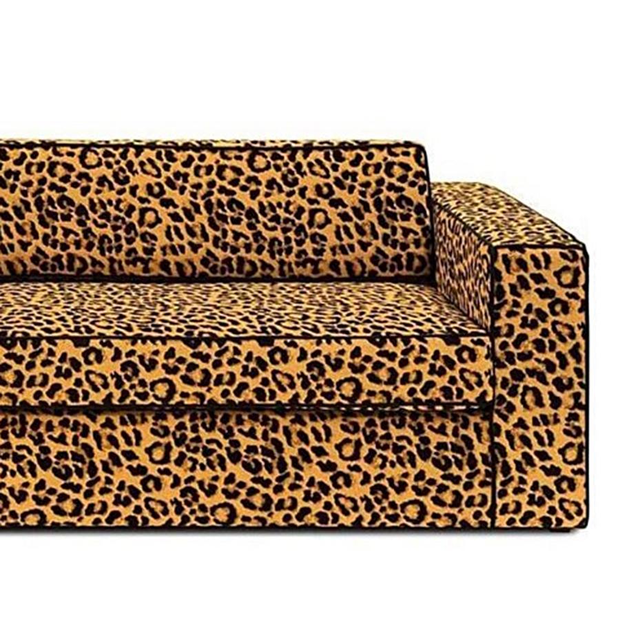Hand-Crafted Leopard Sofa