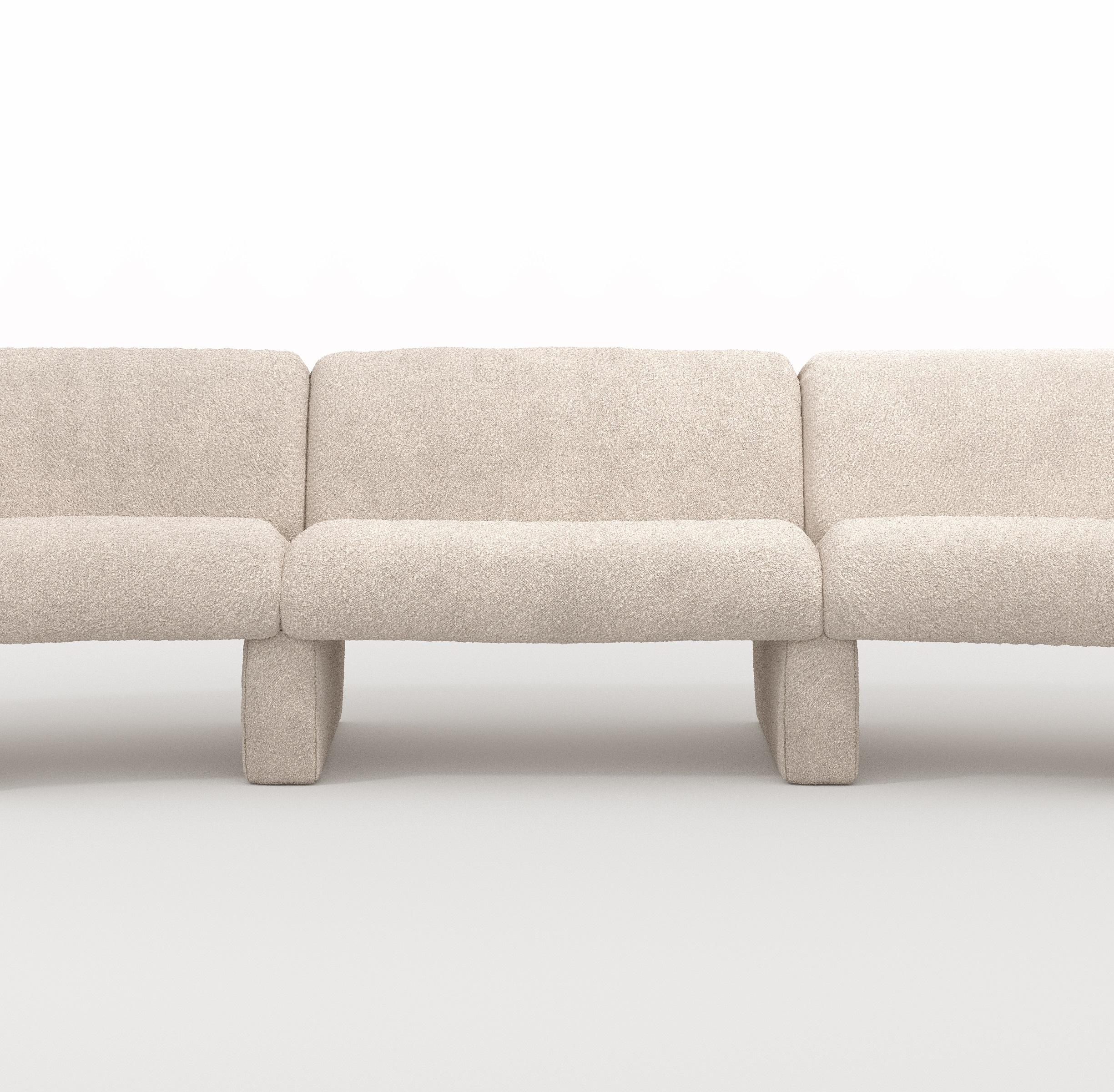 Post-Modern Snow Modular Sofa by Note Design Studio For Sale