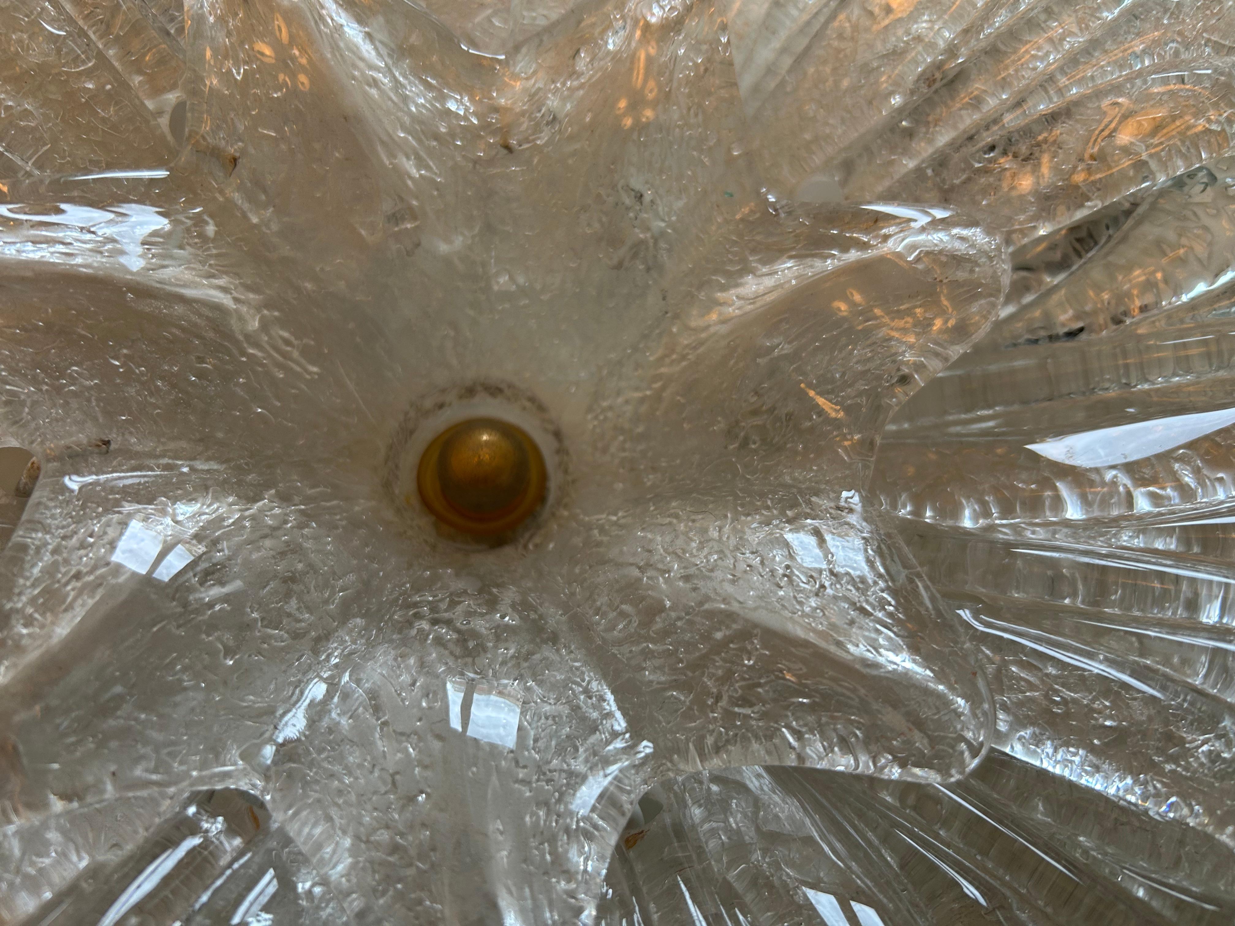 Snow Queen, Gorgeous Murano Barovier & Toso Ceiling Light im Angebot 3