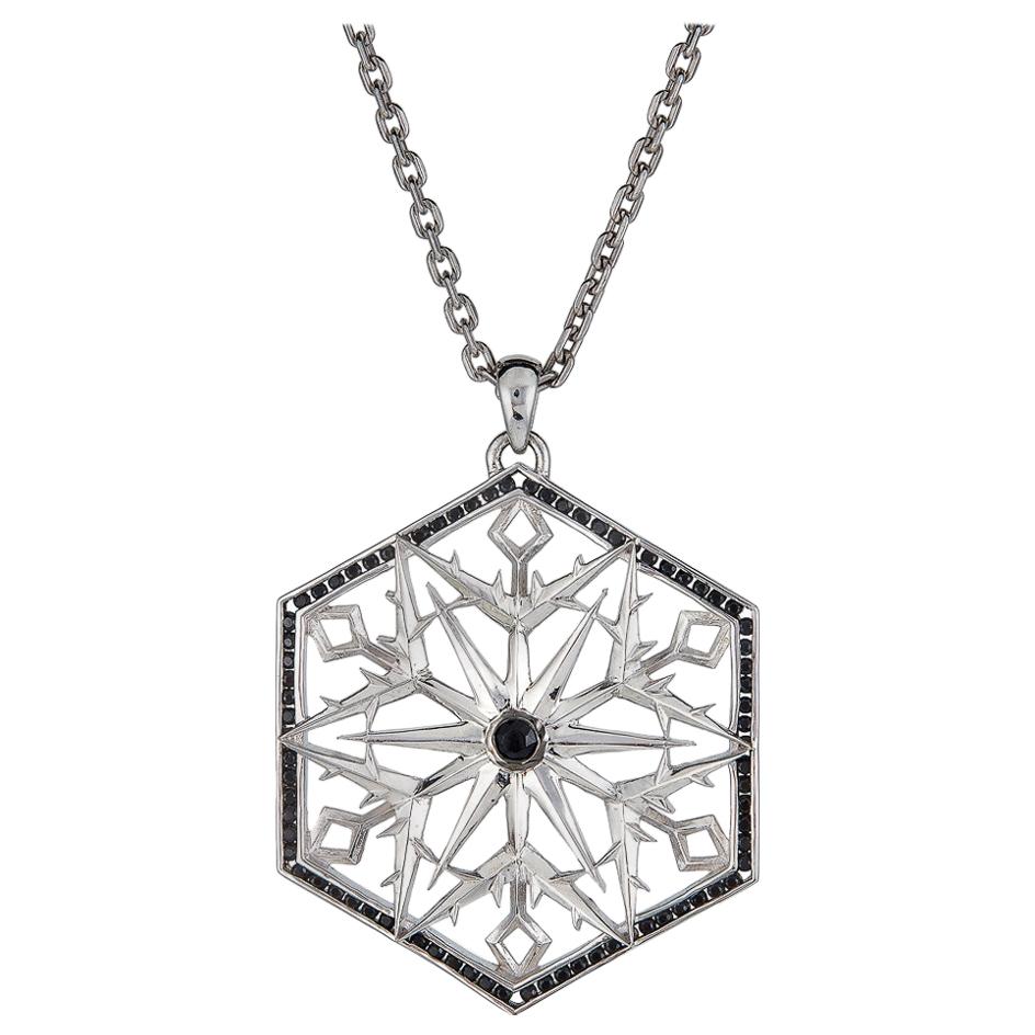 Snow Queen Sapphire Necklace For Sale