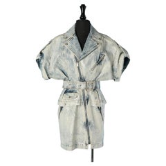 Snow sequin denim mini dress ALEXANDRE VAUTHIER