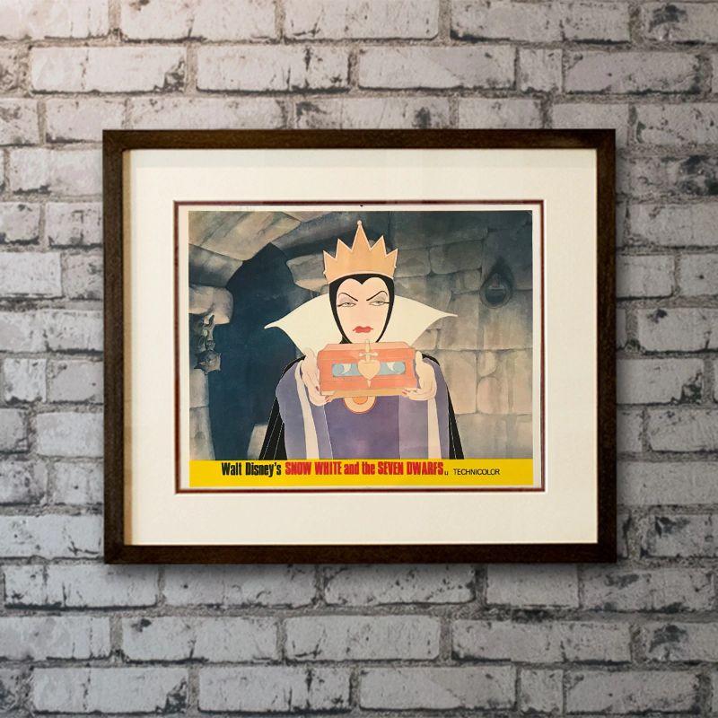 Snow White and The Seven Dwarfs, #2 Unframed Poster, 1960'S / 70'S RR

Front-of-House Card (8 x 10 inches). Exiled into the dangerous forest by her wicked stepmother, a princess is rescued by seven dwarf miners who make her part of their