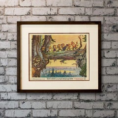 Snow White and The Seven Dwarfs, #3 Unframed Poster, 1937