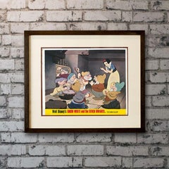 Snow White and The Seven Dwarfs, #4 Unframed Poster, 1960'S / 70'S RR