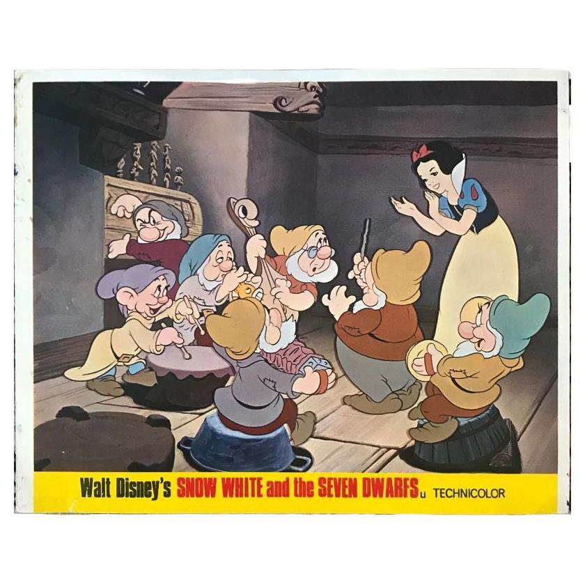 Snow White and The Seven Dwarfs, #4 Unframed Poster, 1960'S / 70'S RR For Sale