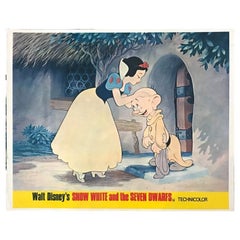 Snow White and The Seven Dwarfs, #5 Unframed Poster, 1960'S / 70'S RR