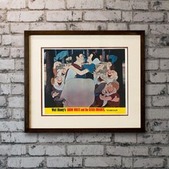 Snow White and The Seven Dwarfs, #6 Unframed Poster, 1960'S / 70'S RR