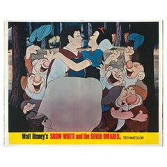 Vintage Snow White and The Seven Dwarfs, #6 Unframed Poster, 1960'S / 70'S RR