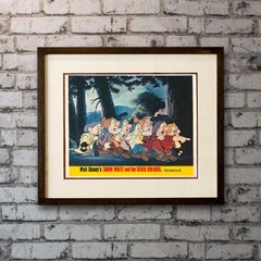 Snow White and The Seven Dwarfs, #7 Unframed Poster, 1960'S / 70'S RR