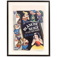 Vintage Snow White and the Seven Dwarfs / Blanche Neige