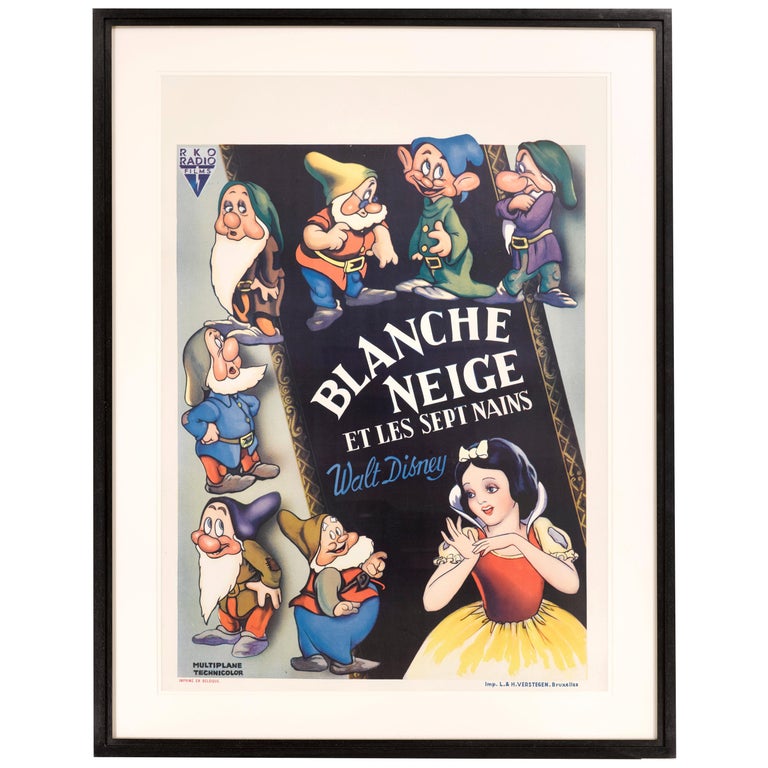 Snow White And The Seven Dwarfs Blanche Neige At 1stdibs
