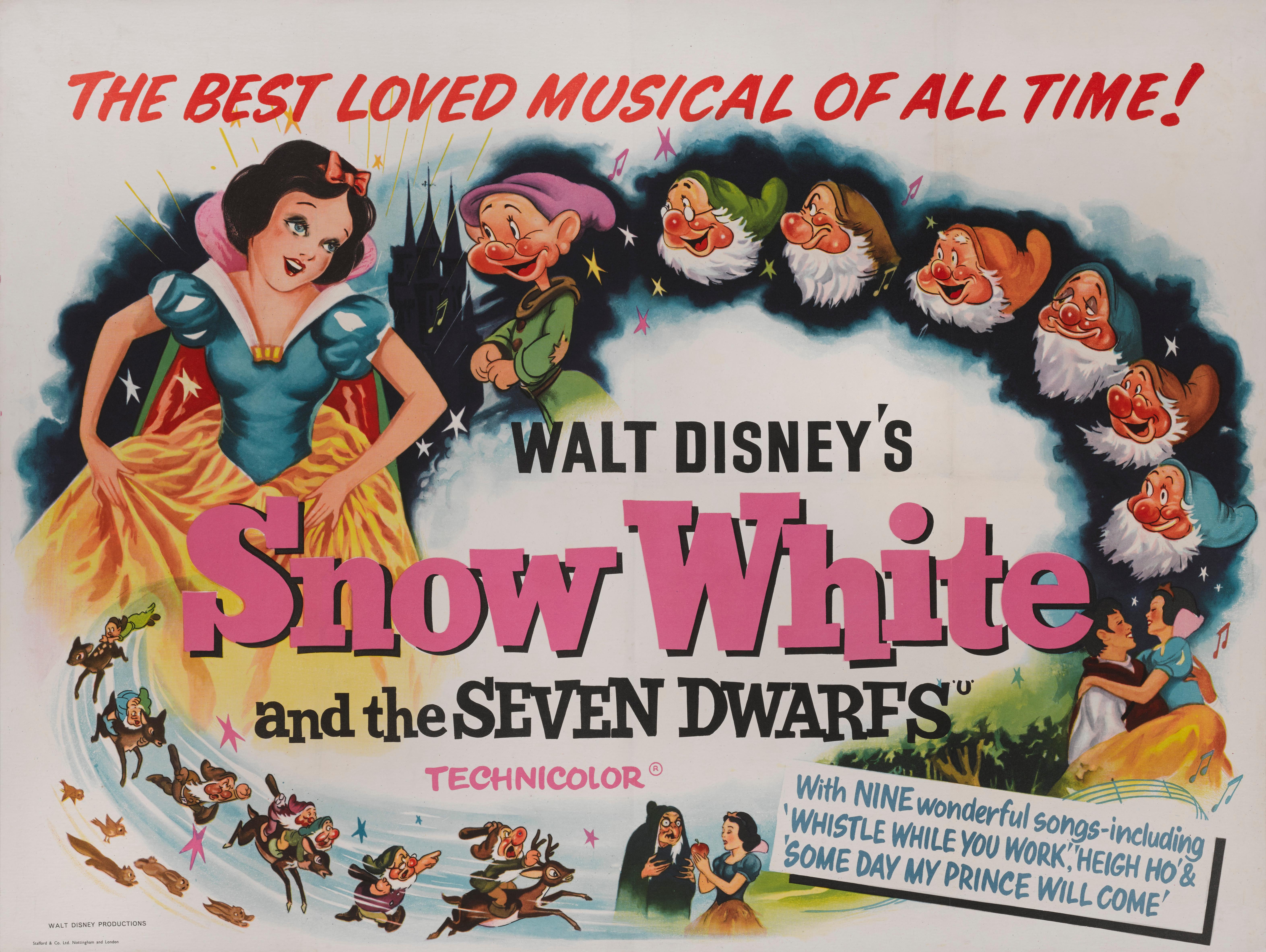 Blancanieves y los siete enanitos Británico en venta