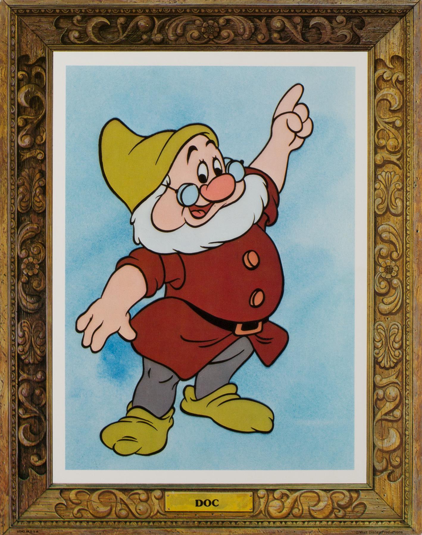 Affiches de visite du film Blanche-Neige et les sept nains, États-Unis, R1975 Disney en vente 2