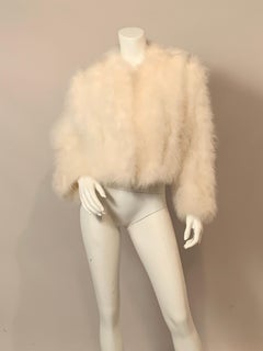 Snow White Marabou Feather Jacket