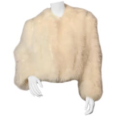 Snow White Marabou Feather Jacket