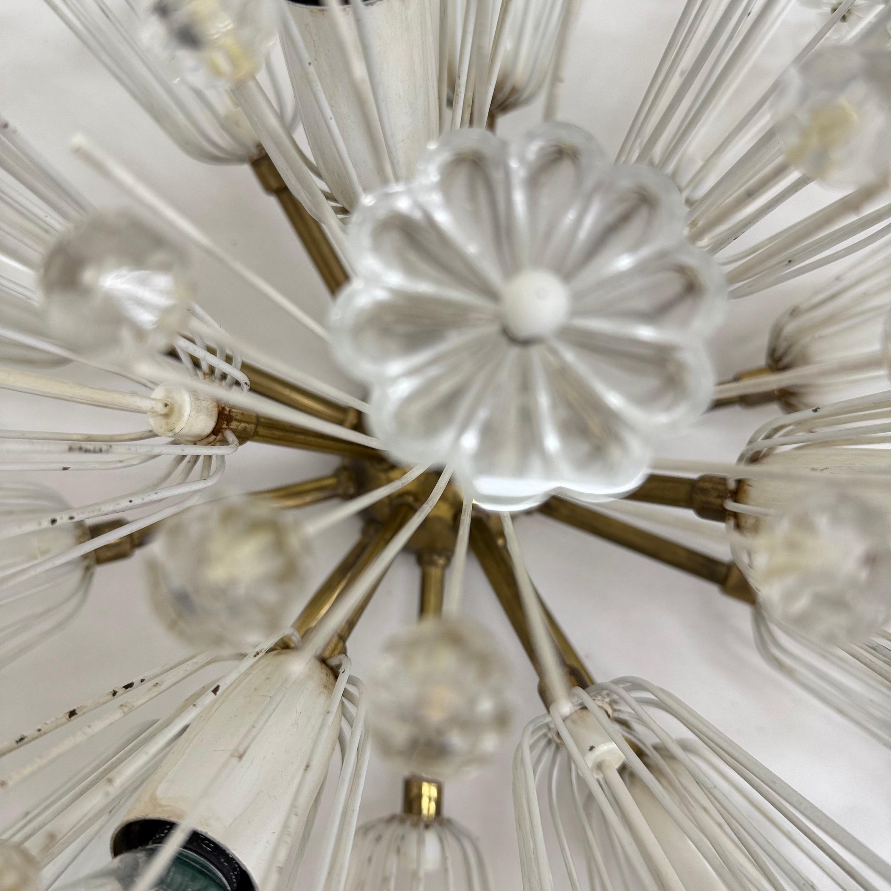 Snowball Ceiling Lamp by Emil Stejnar for Rupert Nikoll, 1950s For Sale 10
