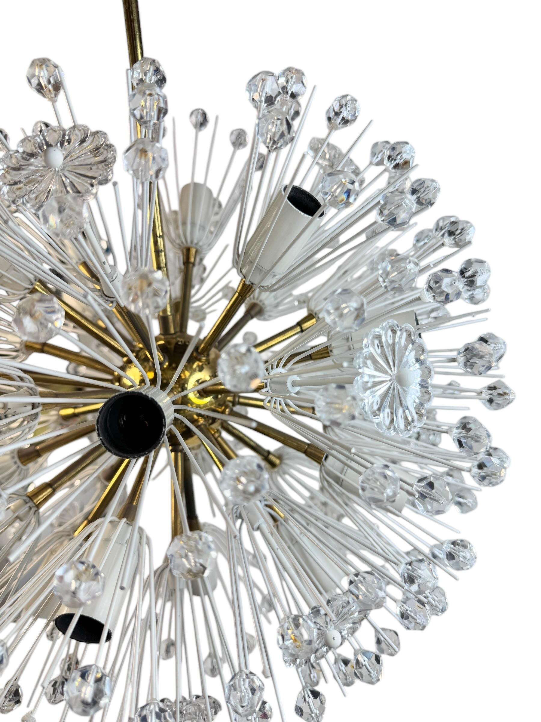 Fabulous Emil Stejnar Snowball Orbit Sputnik Chandelier Vintage Austria 1960s For Sale 3