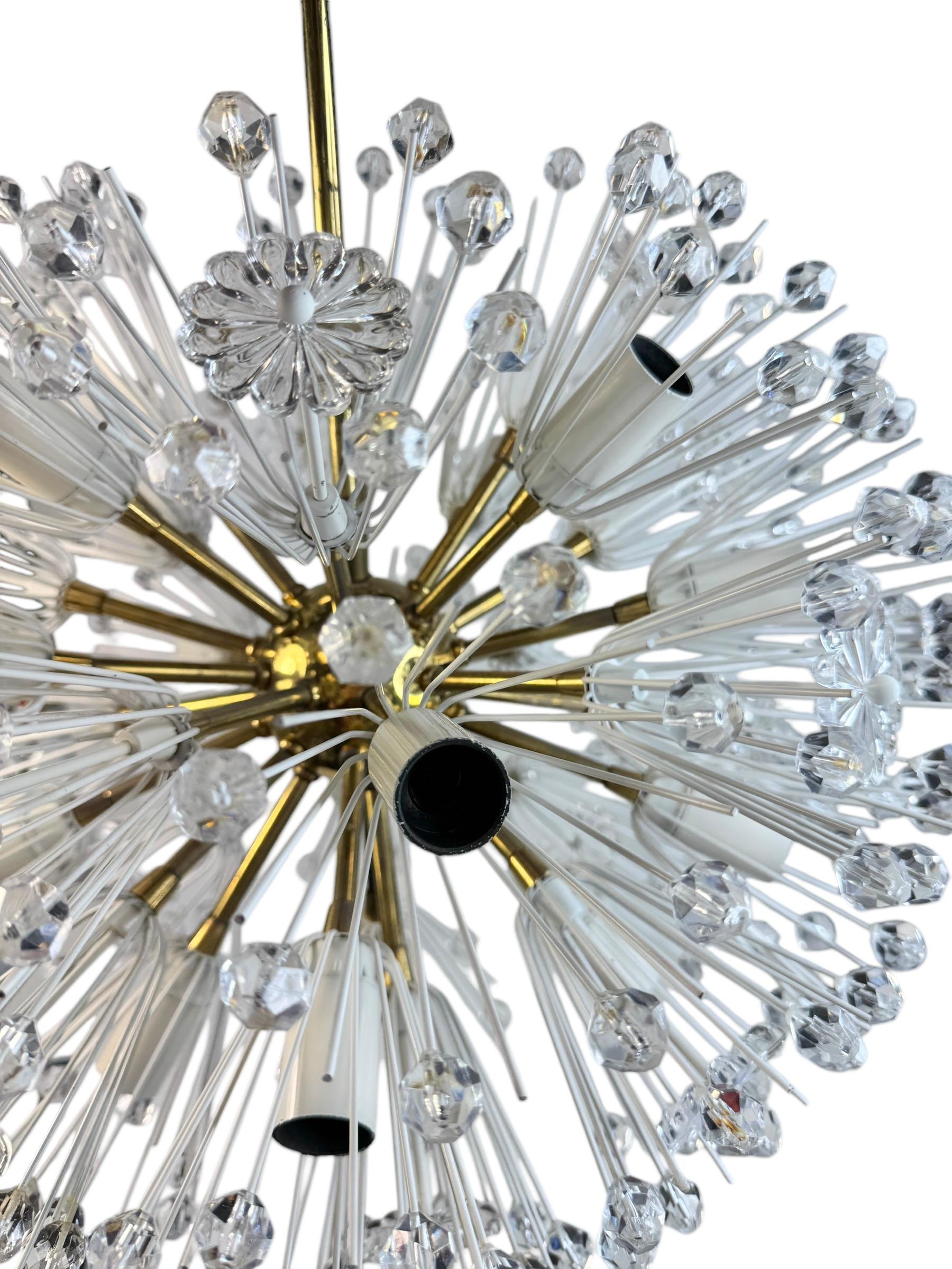 Fabulous Emil Stejnar Snowball Orbit Sputnik Chandelier Vintage Austria 1960s For Sale 2