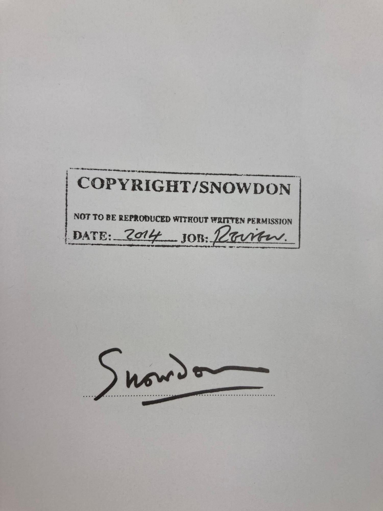 Britannique Snowdon: A Life in View, couverture rigide illustrée par Antony Armstrong Jones 2014 en vente