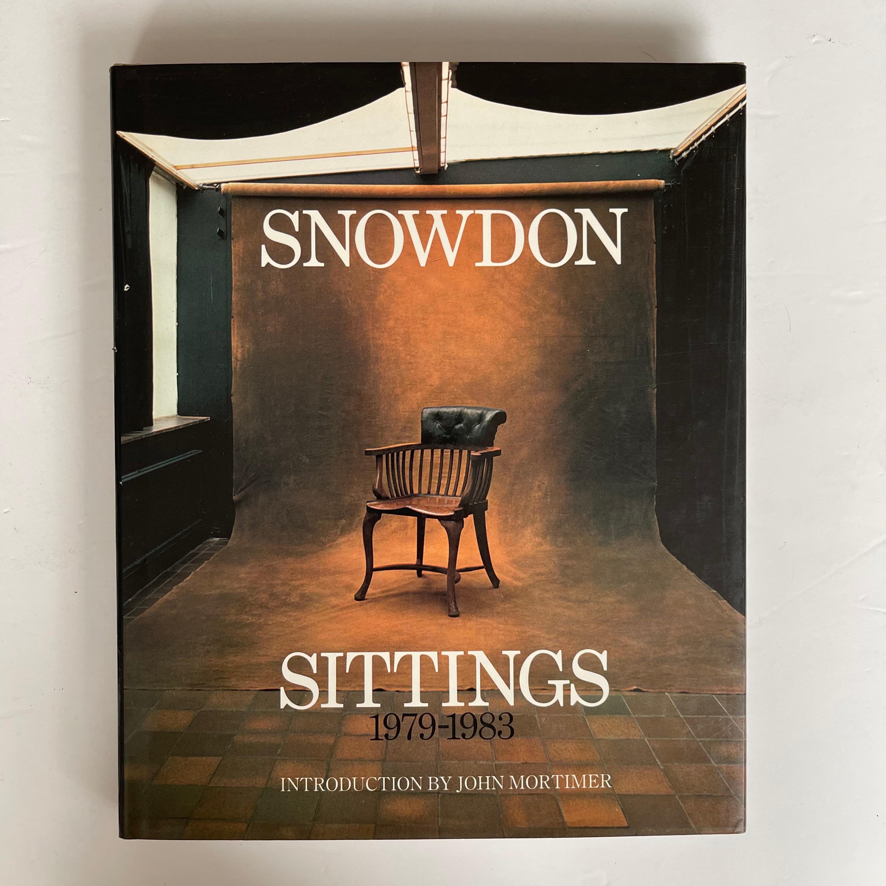 Published by Weidenfield and Nicholson London 1st Edition 1983

Photographs and commentary by Snowdon (Antony Armstrong-Jones); introduction by John Mortimer. 34 colour photographs and 81 duotones; 8.5 x 10.5 inches. Index of sitters; portraits of
