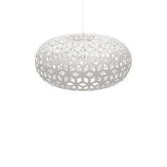 Snowflake 100 Pendant Lamp in 2 Sides Painted Bamboo Plywood by David Trubridge