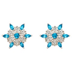 Snowflake 14k gold earrings Snowflake 14k gold earrings
