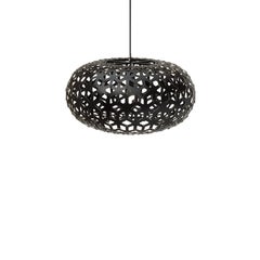 Snowflake 80 Pendant Lamp in 2 Sides Painted Bamboo Plywood by David Trubridge
