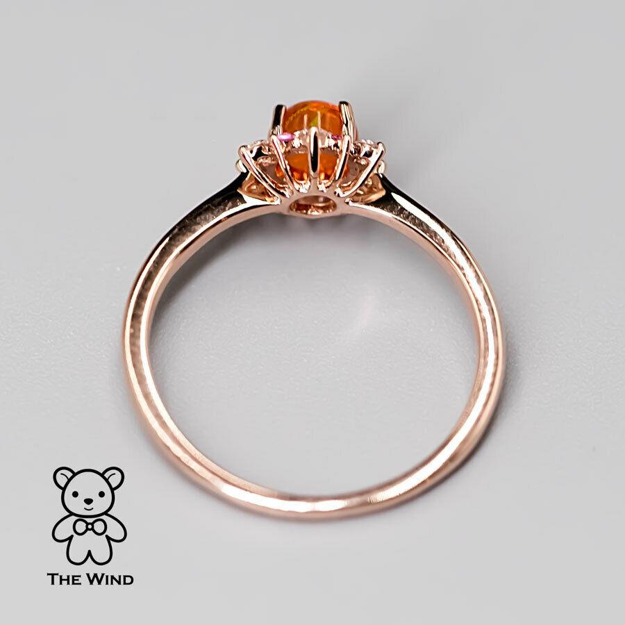 Snowflake Design Mexican Fire Opal & Diamond and Pink Sapphire Engagement Wedding Ring 14K Rose Gold.


Free Domestic USPS First Class Shipping! Free Gift Bag or Box with every order!

Opal—the queen of gemstones, is one of the most beautiful