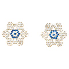 Snowflake earrings  studs
