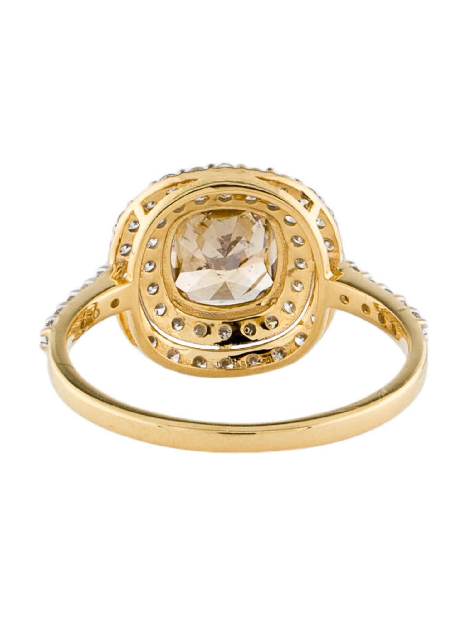 Brilliant Cut Elegant 2.15ct Diamond Engagement Ring, Size 7.25 - Statement Jewelry Piece For Sale