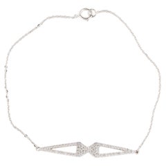 14K Diamond Link Bracelet - Sparkling Elegance, Timeless Glamour, Luxury Design