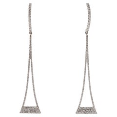 Gorgeous 14K Diamond Drop Ohrringe - 1,16ctw Schmuck, Brillanz & Eleganz