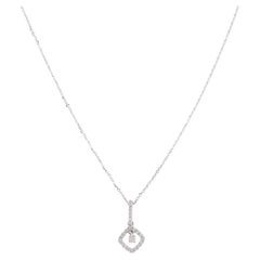 Luxury 14K Diamond Pendant Necklace - Elegant & Timeless Statement Piece