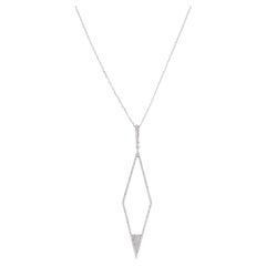 Exquisite 14K Diamond Pendant Necklace - Elegant & Timeless Statement Piece